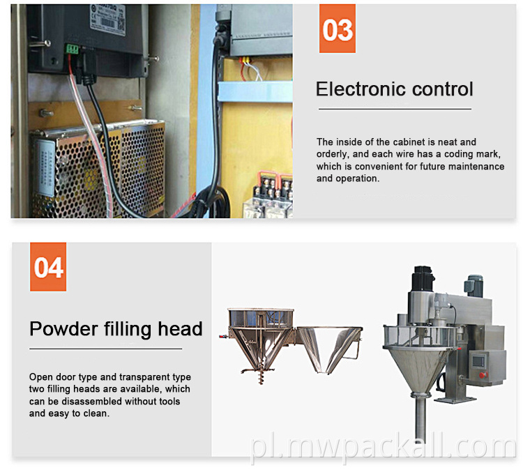 Maszyna do napełniania mąki półautomatyczna maszyna do napełniania proszku półautomatyczna, worki butelki słoiki